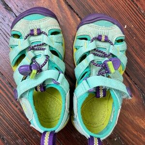 Keen Aqua/Purple Teal Seacamp CNX Water Shoes